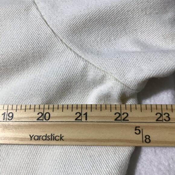 Norm Thompson mens L ivory cream field shirt jacket long sleeve button up layer - Picture 4 of 9